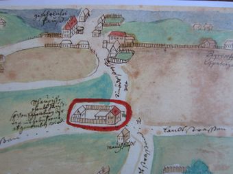 Die Schoppische Brauerei (StLA, Weintazkarte um 1727)