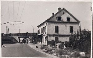Mauthaus mit O-Bus - 1938
