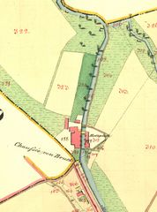 Die Mühle 1829 (Auszug franzisz. Kataster)