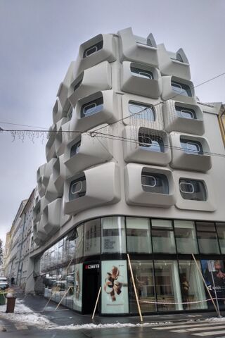 Blick Richtung Einspinnergasse 2021