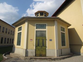 Denkmalgeschütztes Brunnenhaus (Foto Laukhardt 2011)