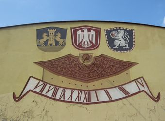 Sonnenuhr am Ökonomiegebäude(Foto Laukhardt 2011)