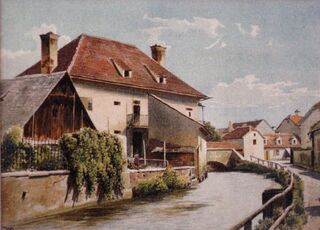 Mauthaus und Mühlgang (H. Bank) 1890 ca.