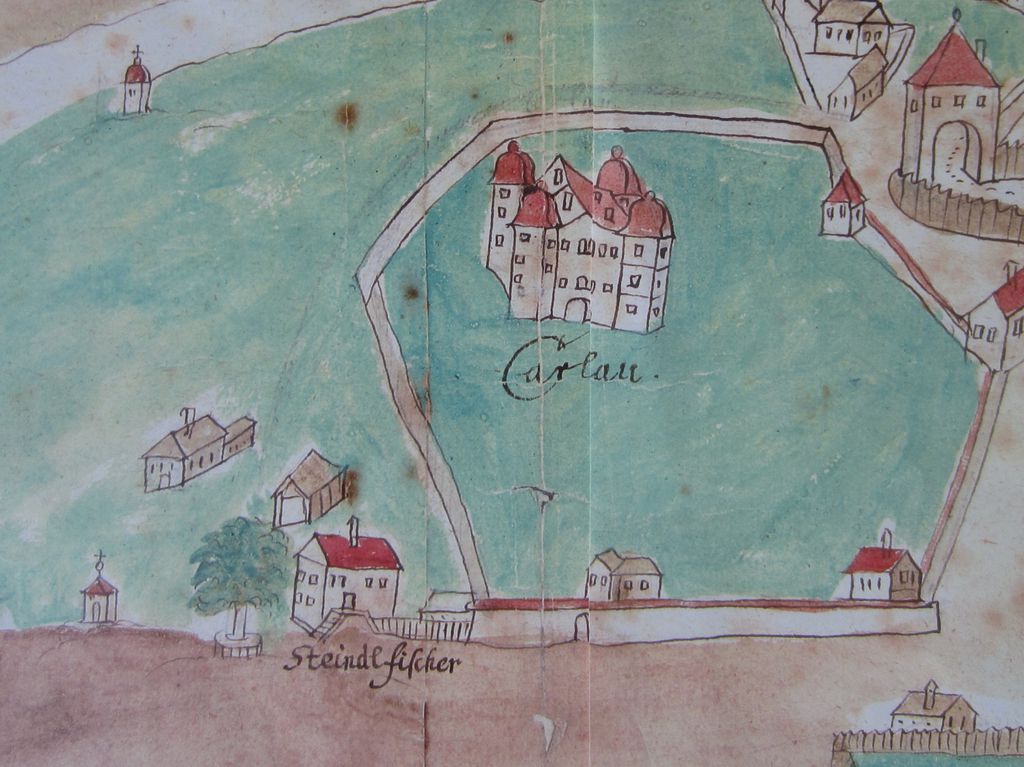 Datei:Karlau mit Steindlfischer, Weintazkarte.JPG