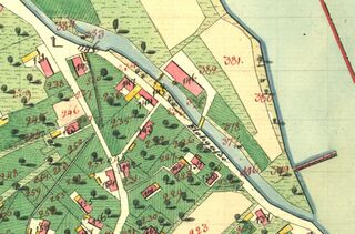 Mühlräder am Franziszeischen Kataster 1829