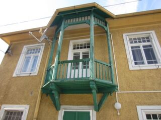 Balkon an der Südseite (Foto Laukhardt 2011)