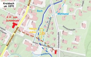 Rekonstruktion des Mühlgangs - 1870