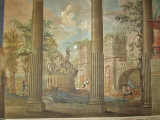 Mediterrane Szene mit Ruinen 2014