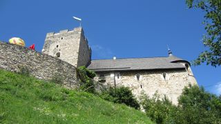 Die Burgruine von Süden(Laukhardt 2012)