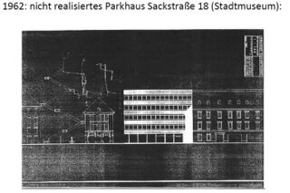 Nicht umgesetztes Parkhaus-Projekt 1962