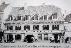 Gasthof "Zum Königstiger" (Kubinzky) - 1900