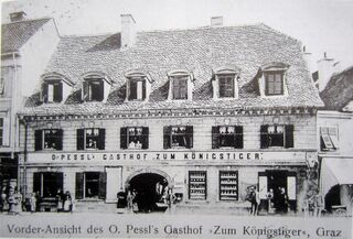 Gasthof "Zum Königstiger" (Kubinzky) 1900