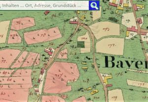 Franzisz. Kataster Bayerdorf - 1829