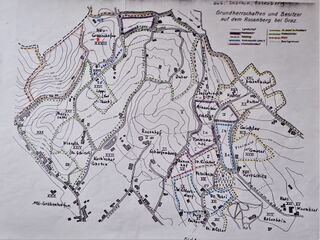 Lage am Rosenberg (Luschin) 1925